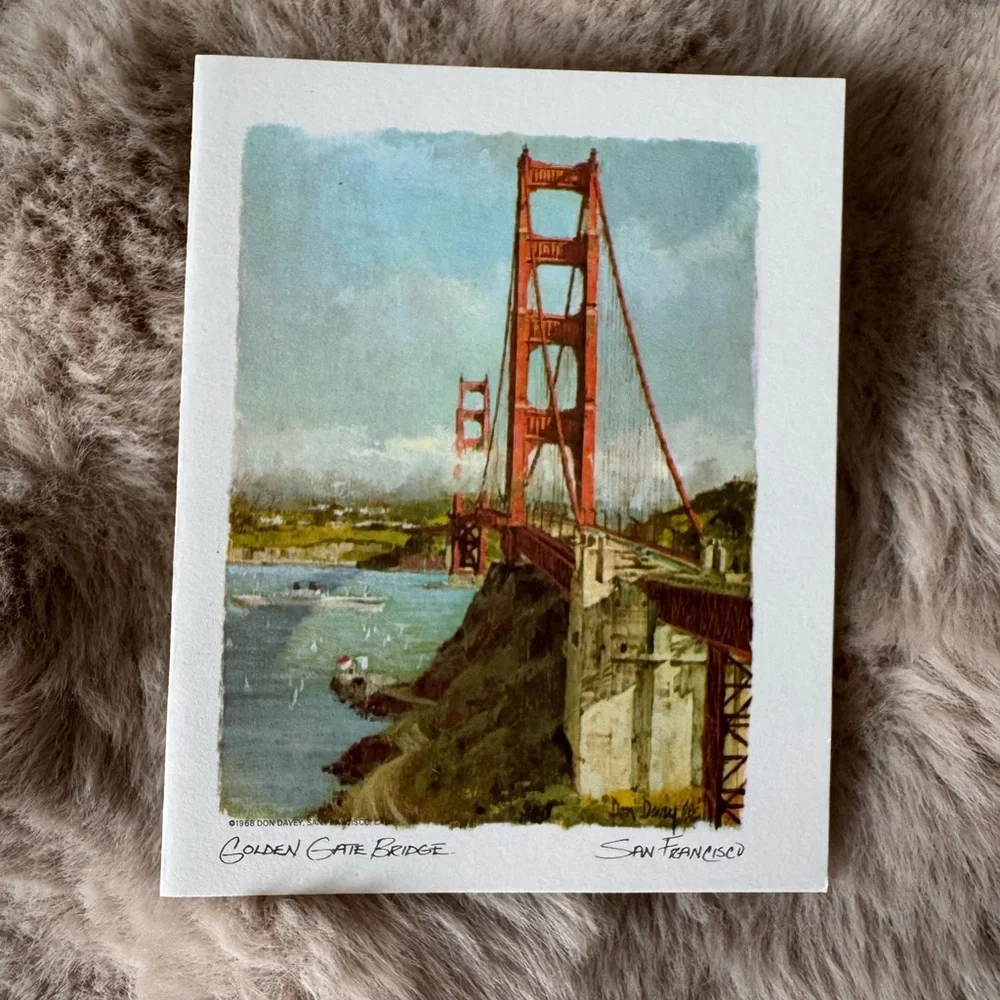 Vintage 1968 San Francisco Note cards